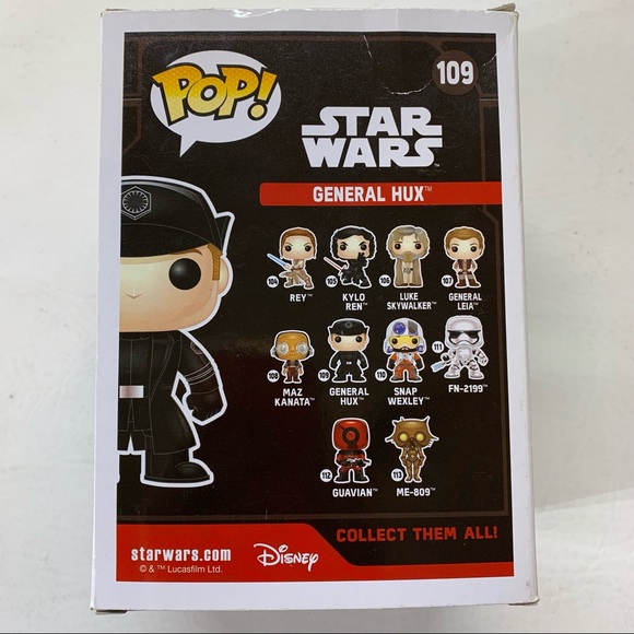 Pop! Star Wars The Force Awakens General Hux #109 Bobble-Head Figure Fun… - Picture 3 of 6